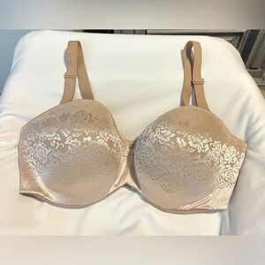 *EUC* SOMA Stunning Support Strapless Bra - 42D Lace Padded/Molded/Underwired